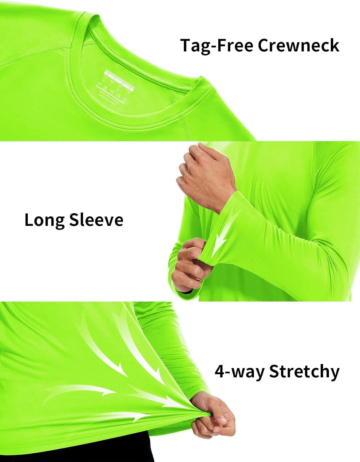 Thumbnail 3 de SMENG UPF 50+ UV long sleeve workout tee