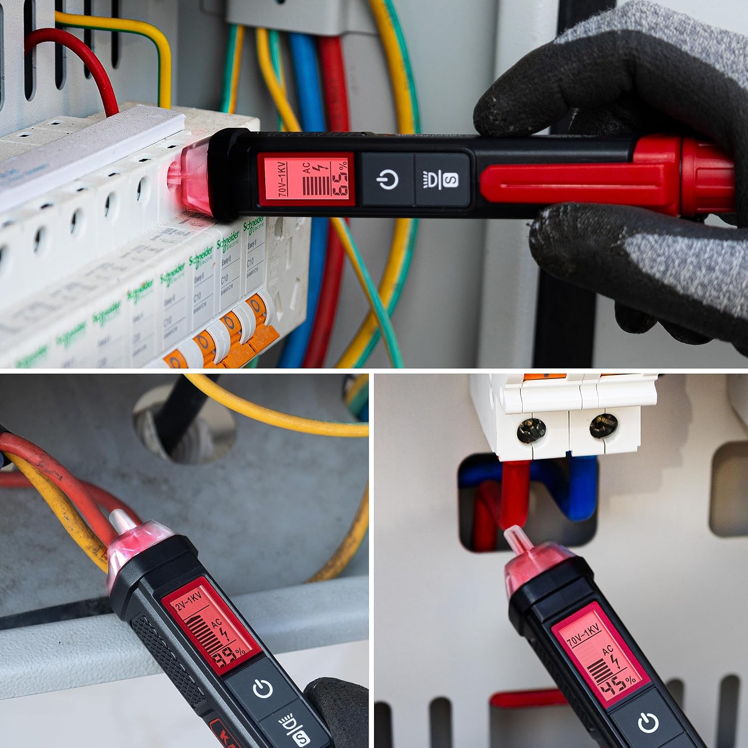 Thumbnail 6 de KAIWEETS HT100S Voltage Tester: Dual-Range 12–1000V NCV Non-Contact Tester