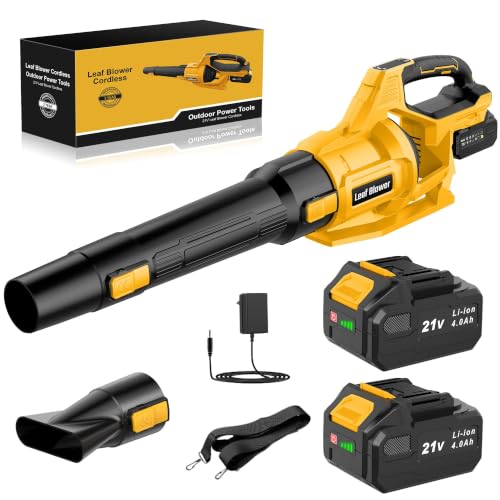 Detalle de Soffiatore a Batteria JYGMPRO 21 V con 2 Batterie da 4,0 Ah