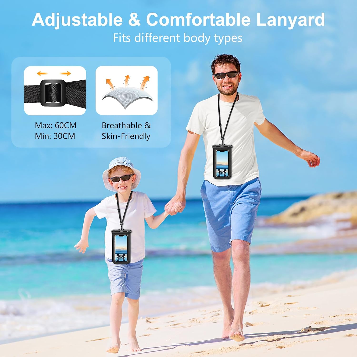 Thumbnail 5 de Gritin IPX8 Waterproof Phone Pouch 2 Pack
