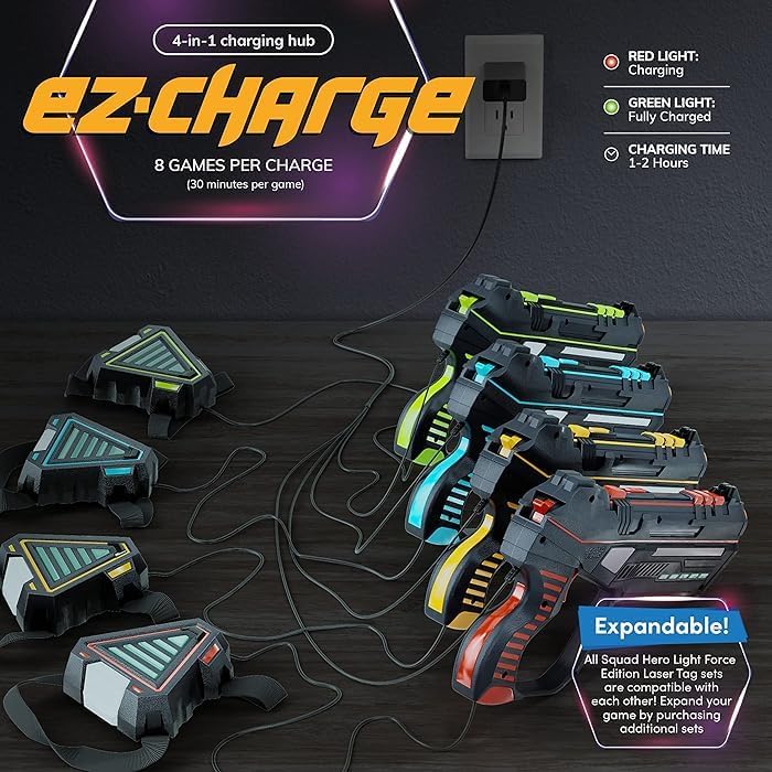 Detalle 2 de Squad Hero Rechargeable Laser Tag 150 ft
