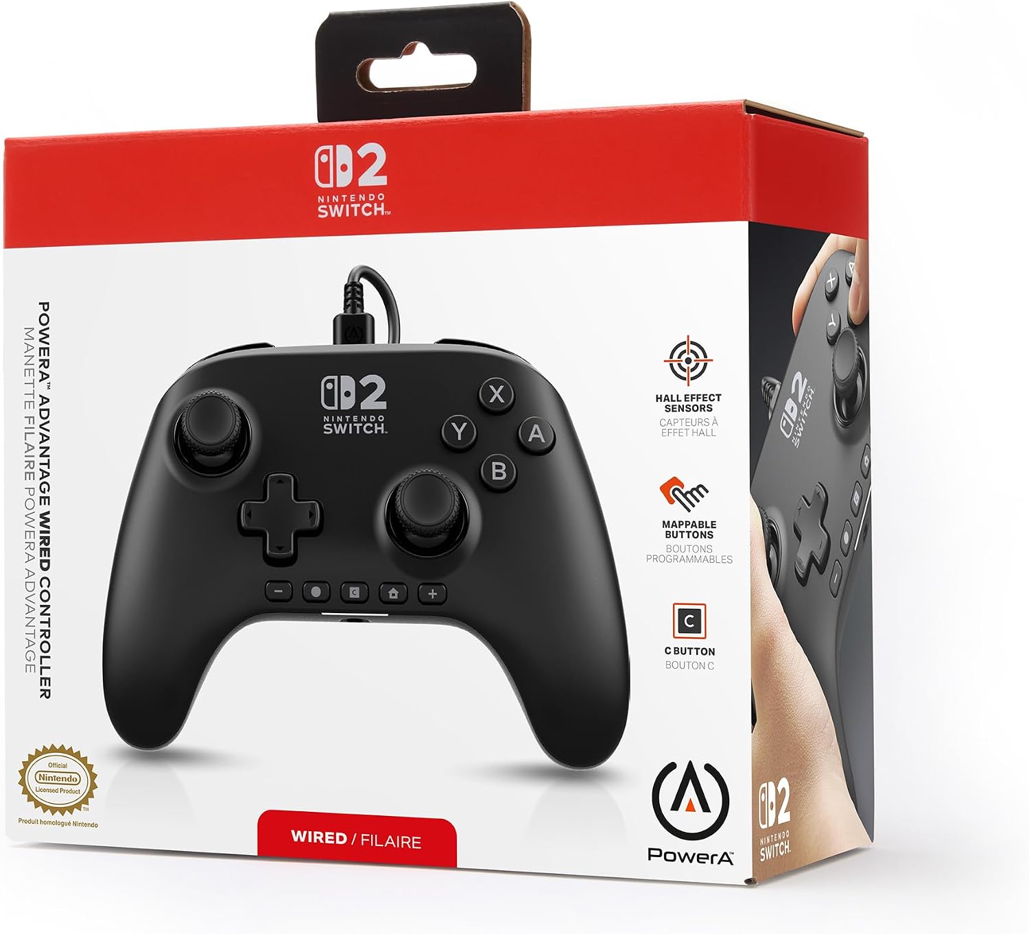 Detalle 2 de PowerA Advantage Wired Controller for Nintendo Switch
