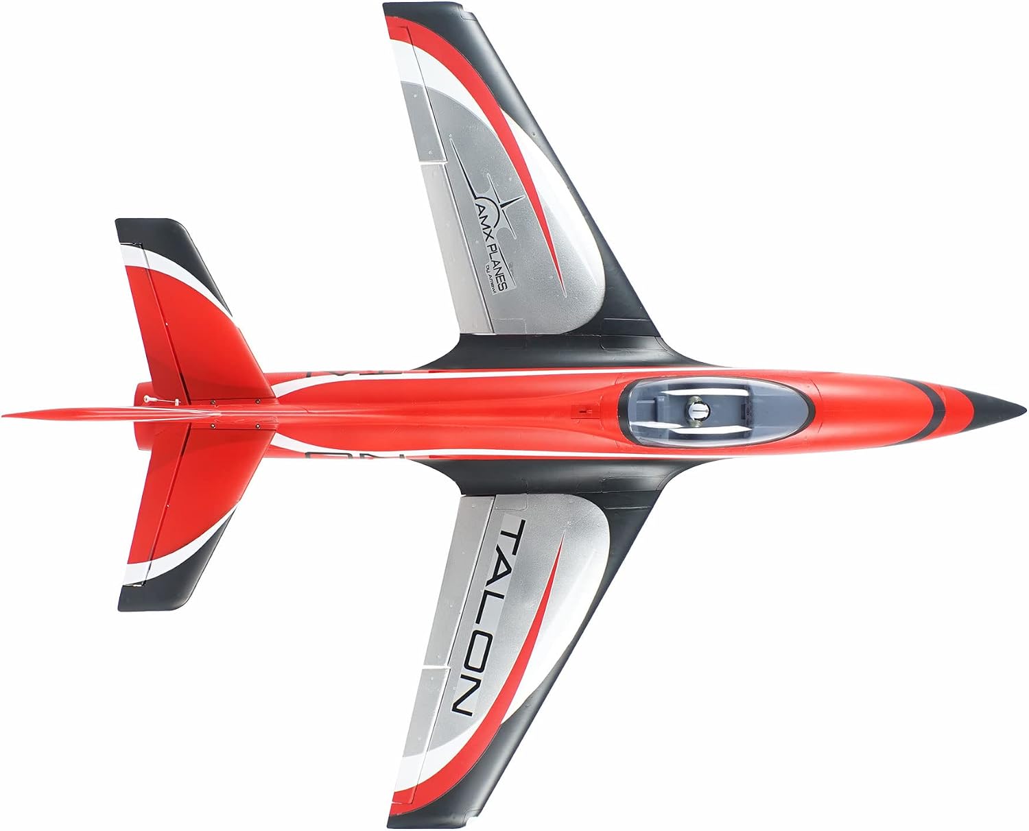 Detalle de Amewi 24118 AMXPlanes Talon EDF – czerwony odrzutowiec RC EPO PNP 1100 mm
