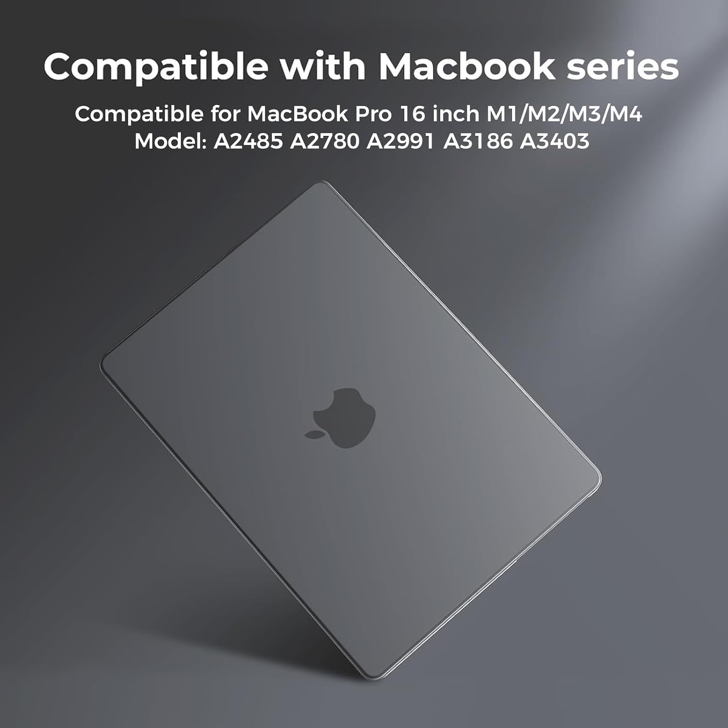 Detalle 2 de BlueSwan Carcasa PP para MacBook Pro 16" 🖥️ Negra Mate