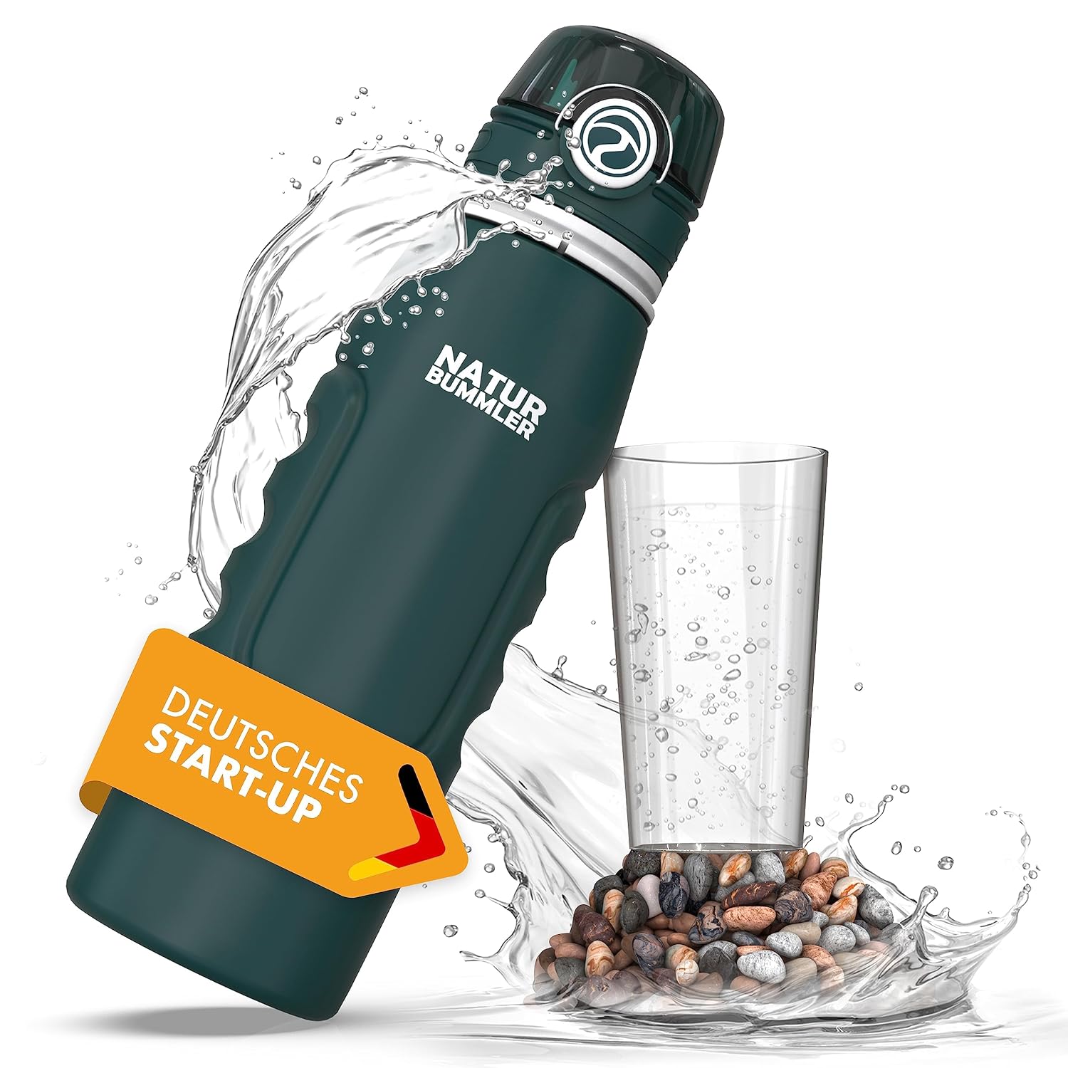 Imagen de NATURBUMMLER Wasserfilter Flasche 1000 ml en OfertitasTOP