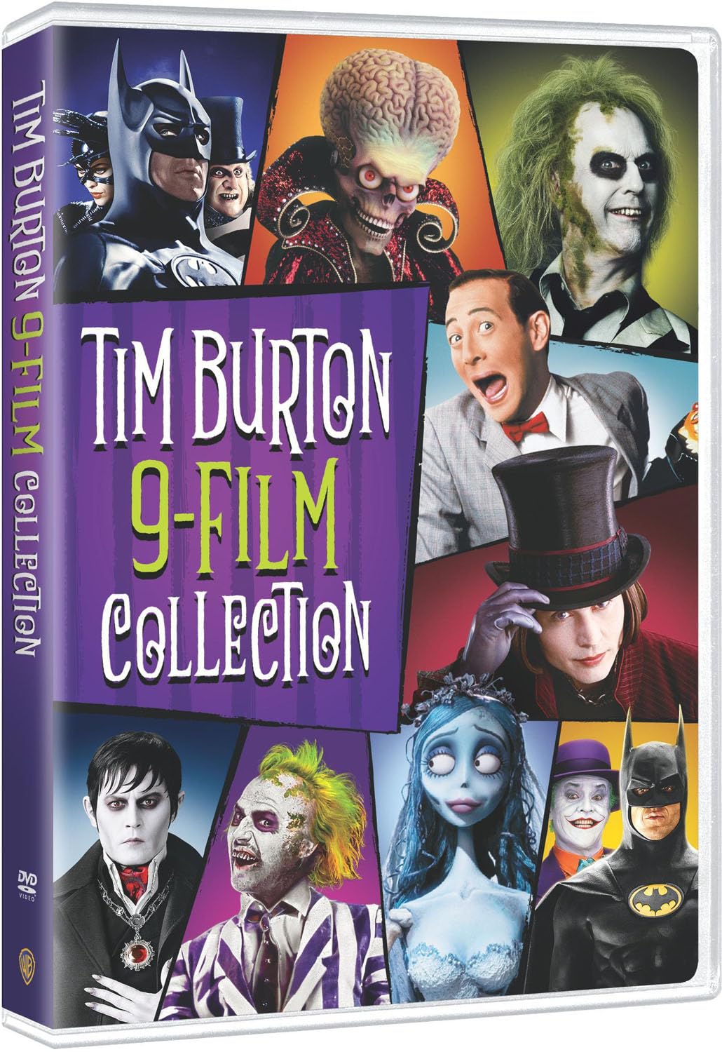 Detalle 2 de Tim Burton 9-Film Collection DVD, Model 883929838301, English