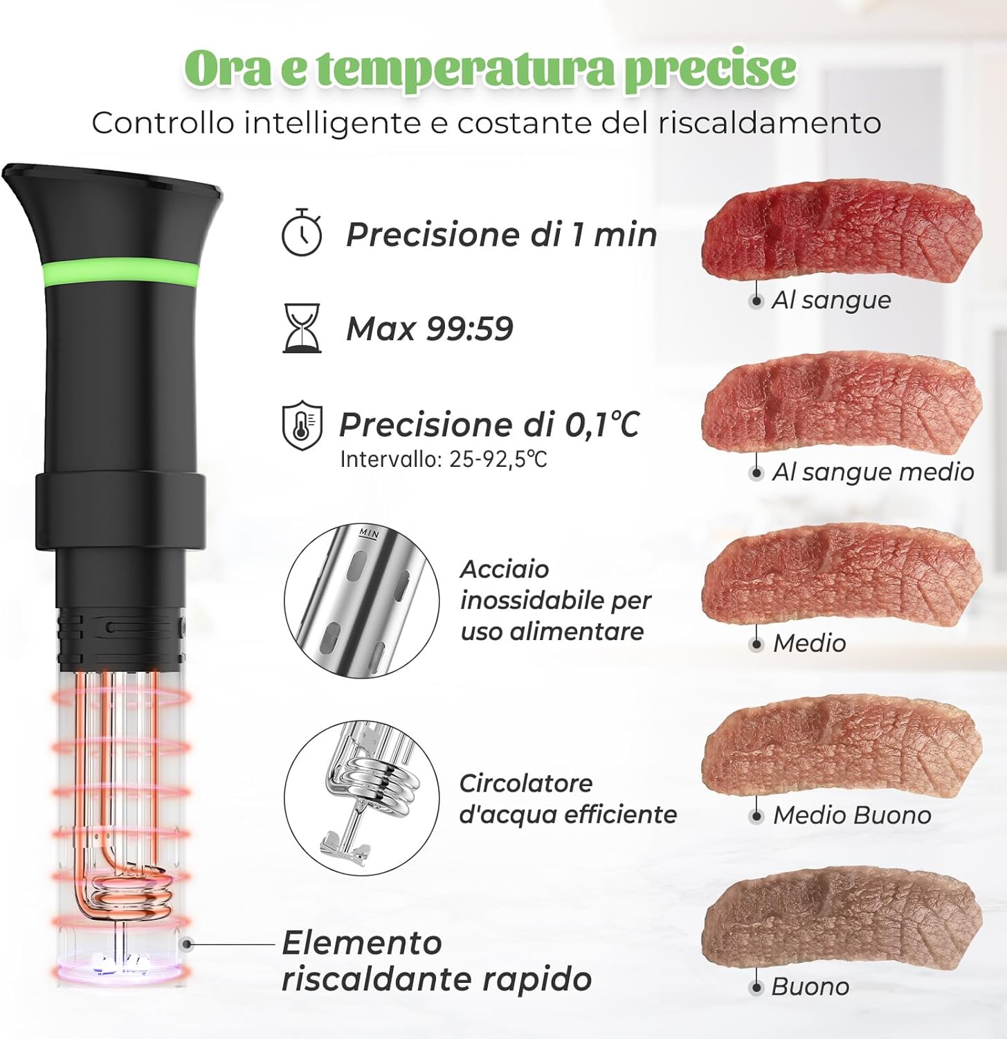 Thumbnail 2 de Roner Cucina a Bassa Temperatura 1000W