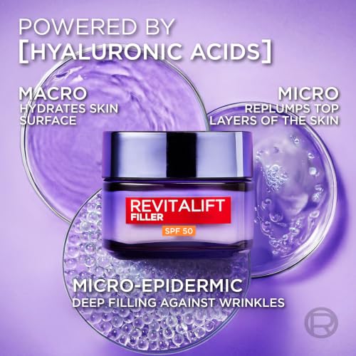 Thumbnail 4 de L’Oréal Paris Revitalift Filler Replumping Anti Ageing SPF50 Day Cream 50ml
