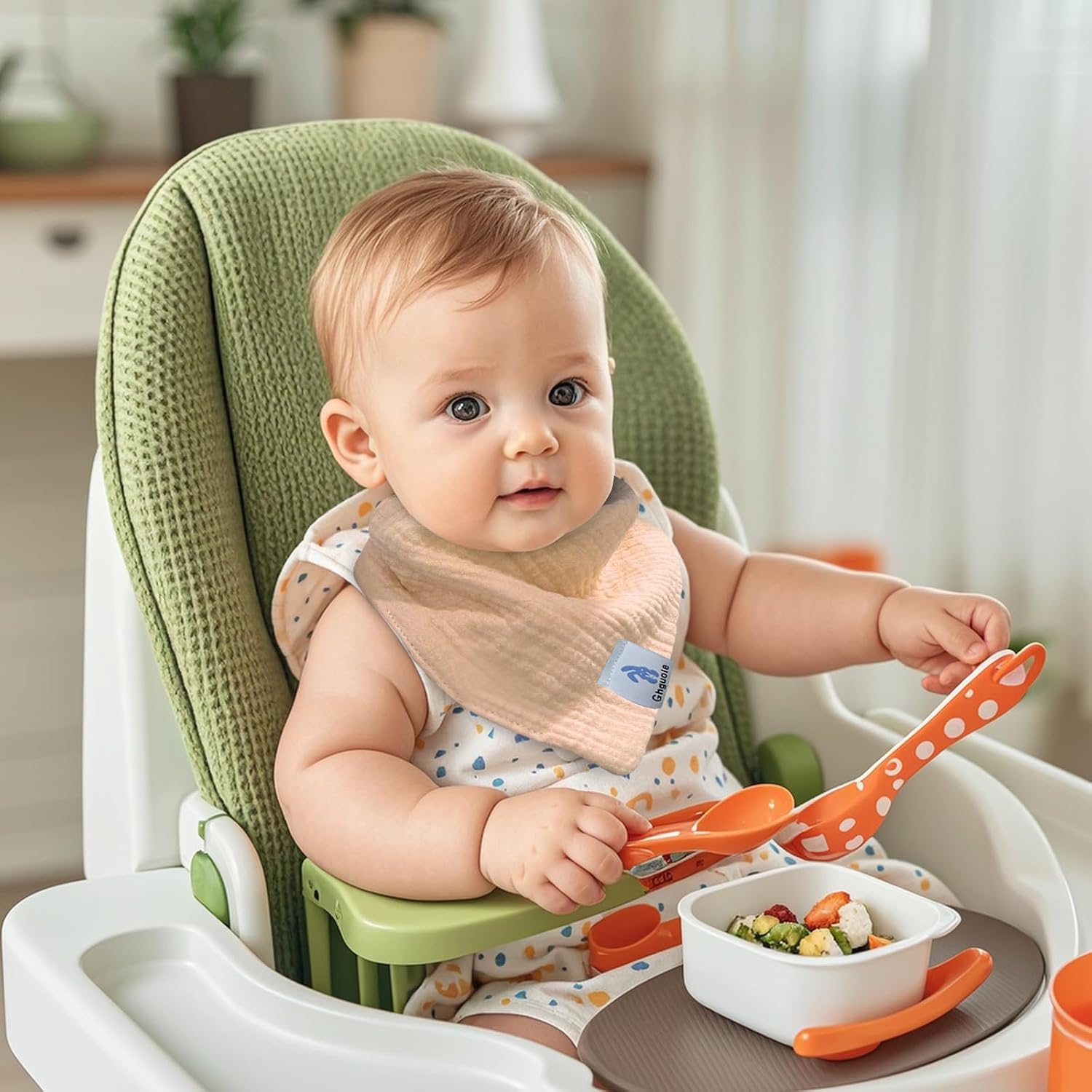 Thumbnail 5 de Baby Lätzchen Dreieckstuch 12er Pack