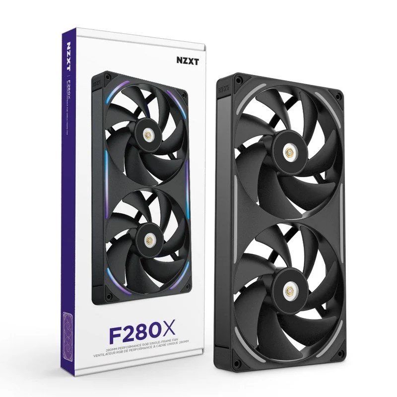 Thumbnail 3 de NZXT F280X 280mm Ventilador RGB PWM 2400 RPM con Doble 14cm