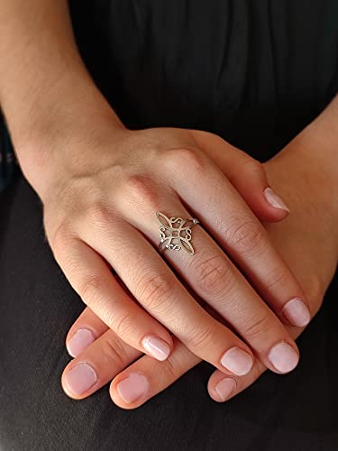 Thumbnail 6 de Simboliks Nudo de Bruja: anillo ajustable con protección Wicca y significado celta