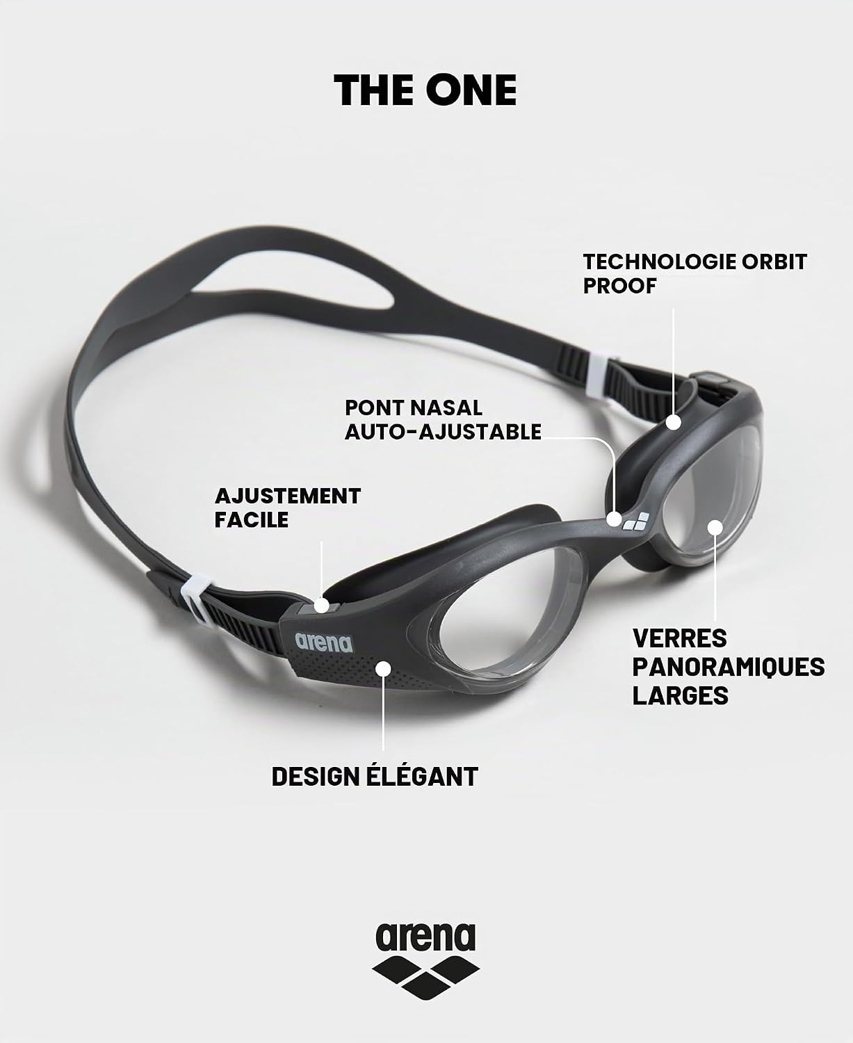 Thumbnail 1 de Lunettes de natation The One — anti-buée, grandes lentilles et confort tout au long de la séance