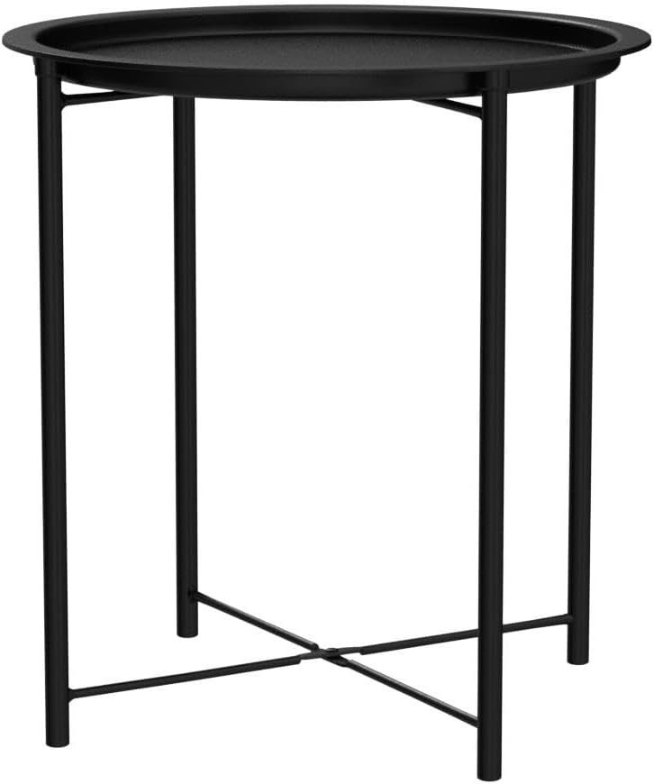 Thumbnail 6 de VECELO Folding Metal Side Table, Set of 2