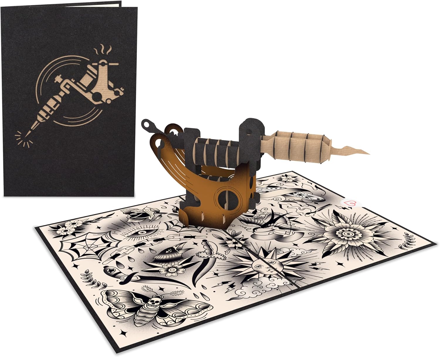 Thumbnail 2 de papercrush® Biglietto pop-up tatuaggi 3D per compleanno e buono regalo in denaro