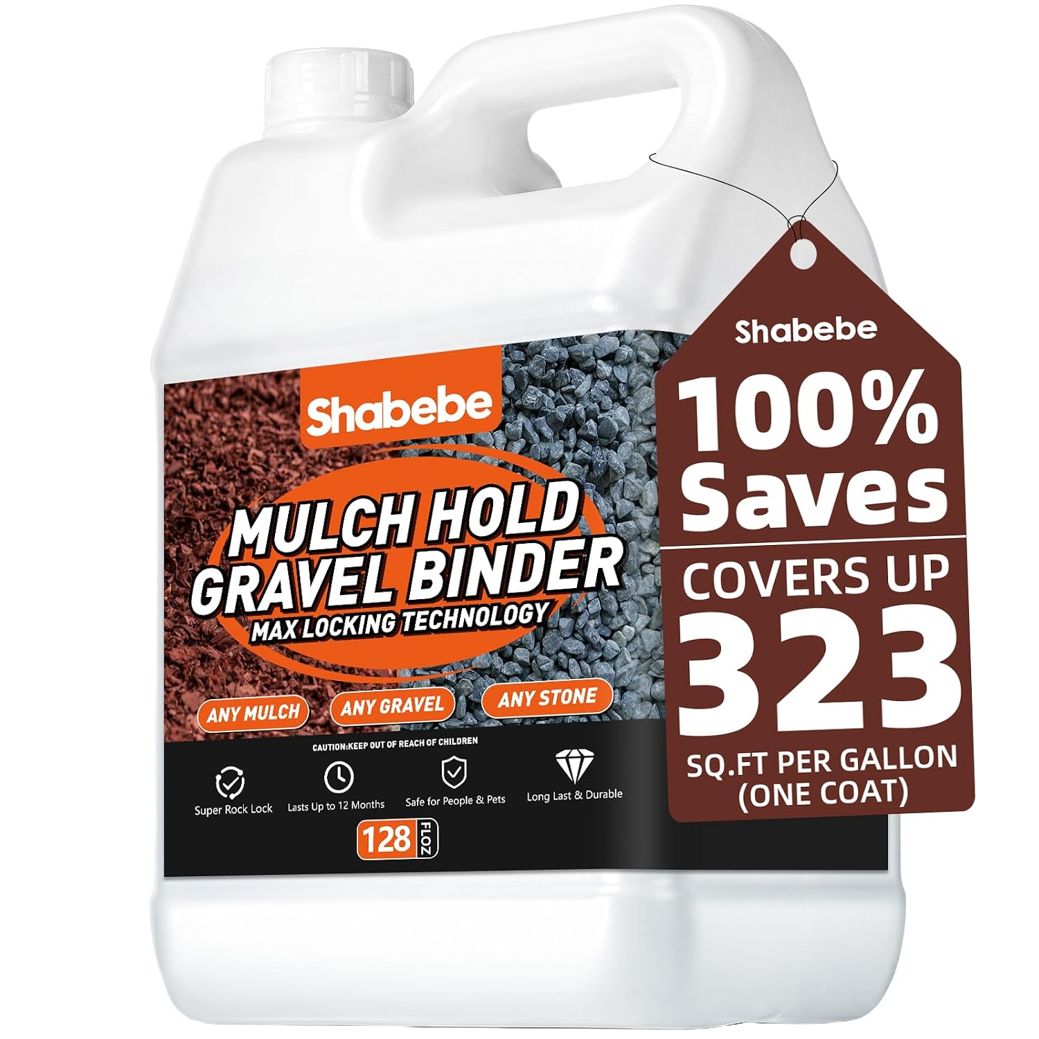 Detalle de Shabebe Gravel Binder, 1 Gallon