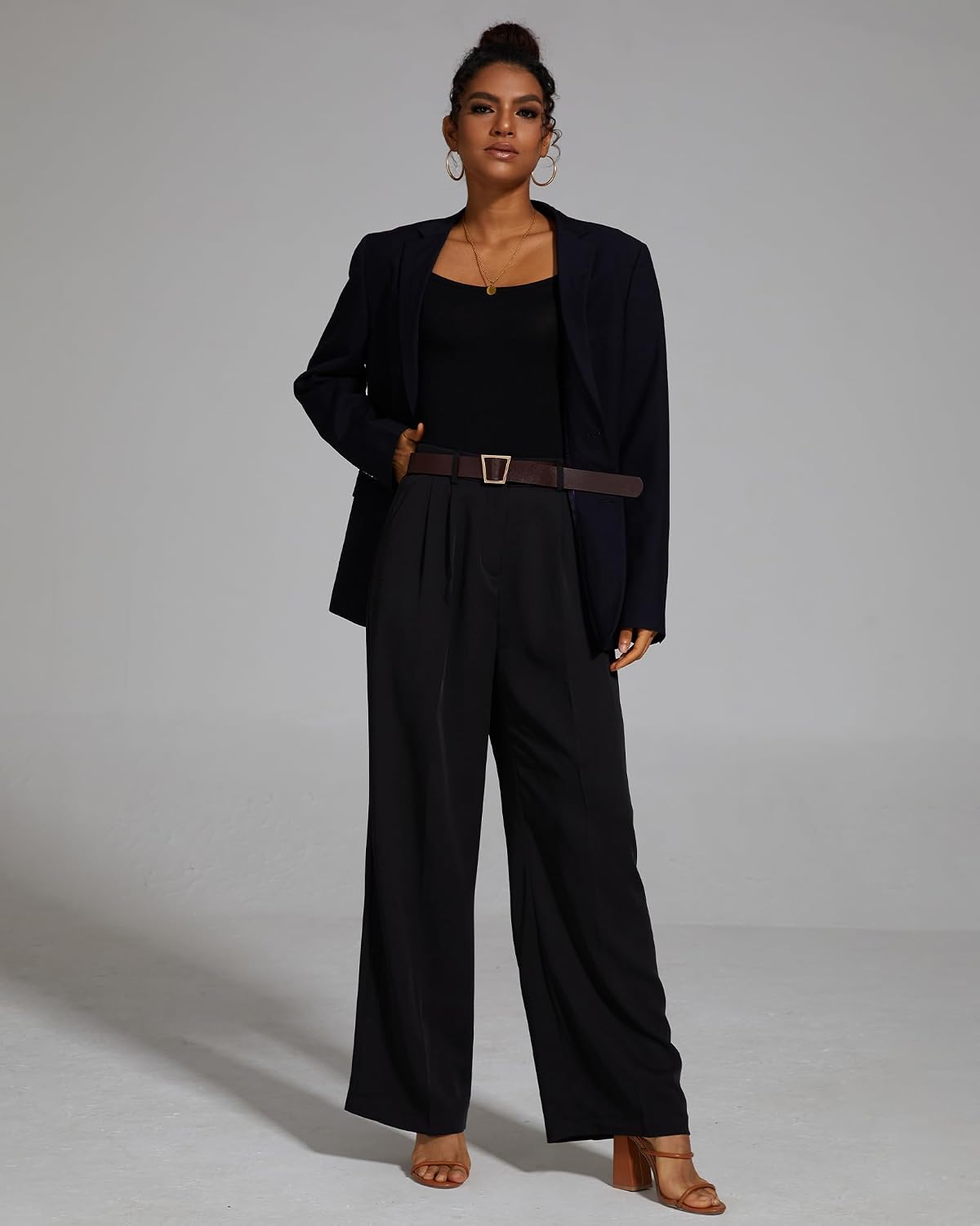 Detalle 2 de FUNYYZO Wide Leg Pants for Women