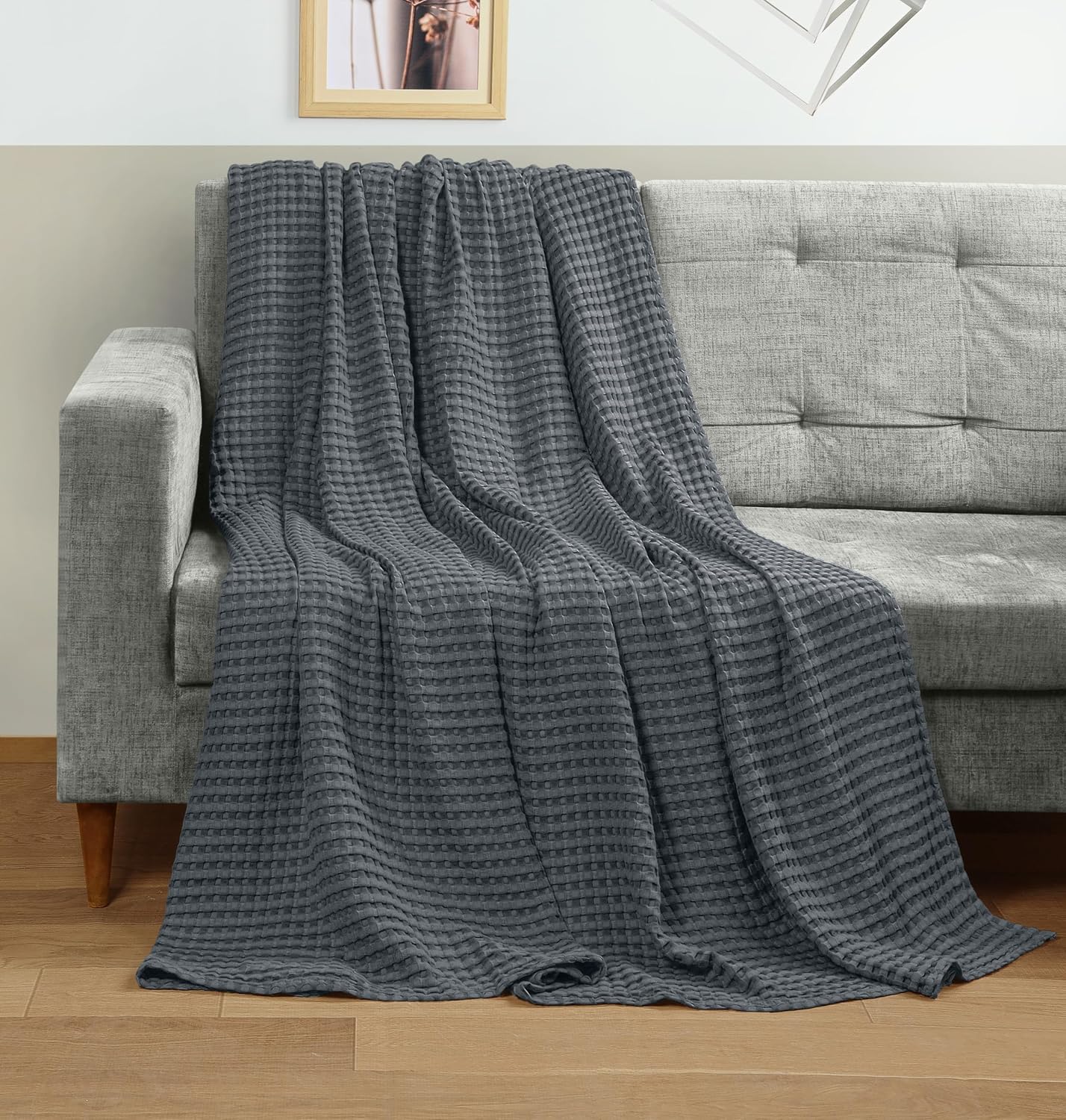 Thumbnail 1 de Utopia Bedding Waffeldecke 300 GSM, 228 x 182 cm