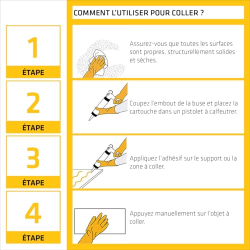 Detalle de Sikaflex 11 FC Noir 300 ml – Mastic colle multi-usage SIKA