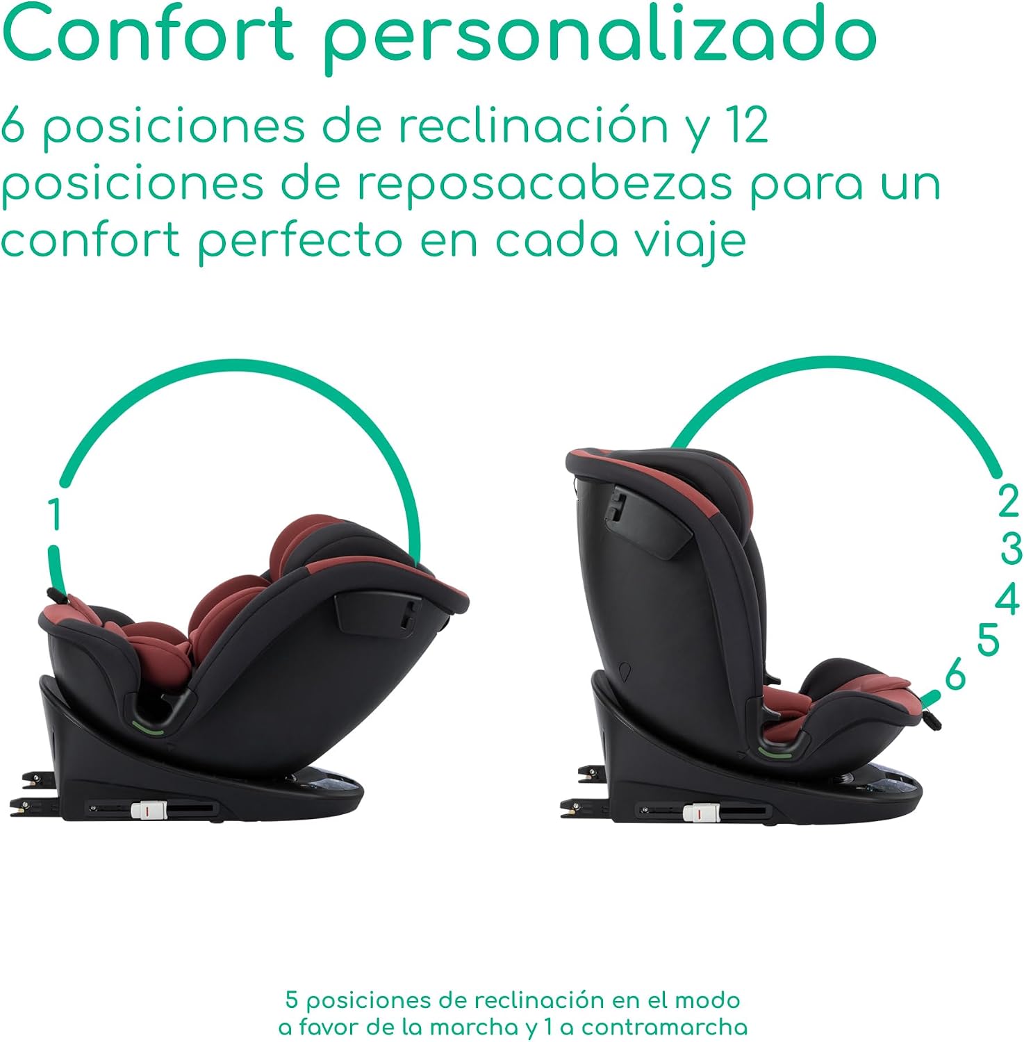 Thumbnail 2 de Bebeconfort RevolveFix 360 i-Size: seggiolino auto girevole 0-36 Kg, ISOFIX con Top Tether