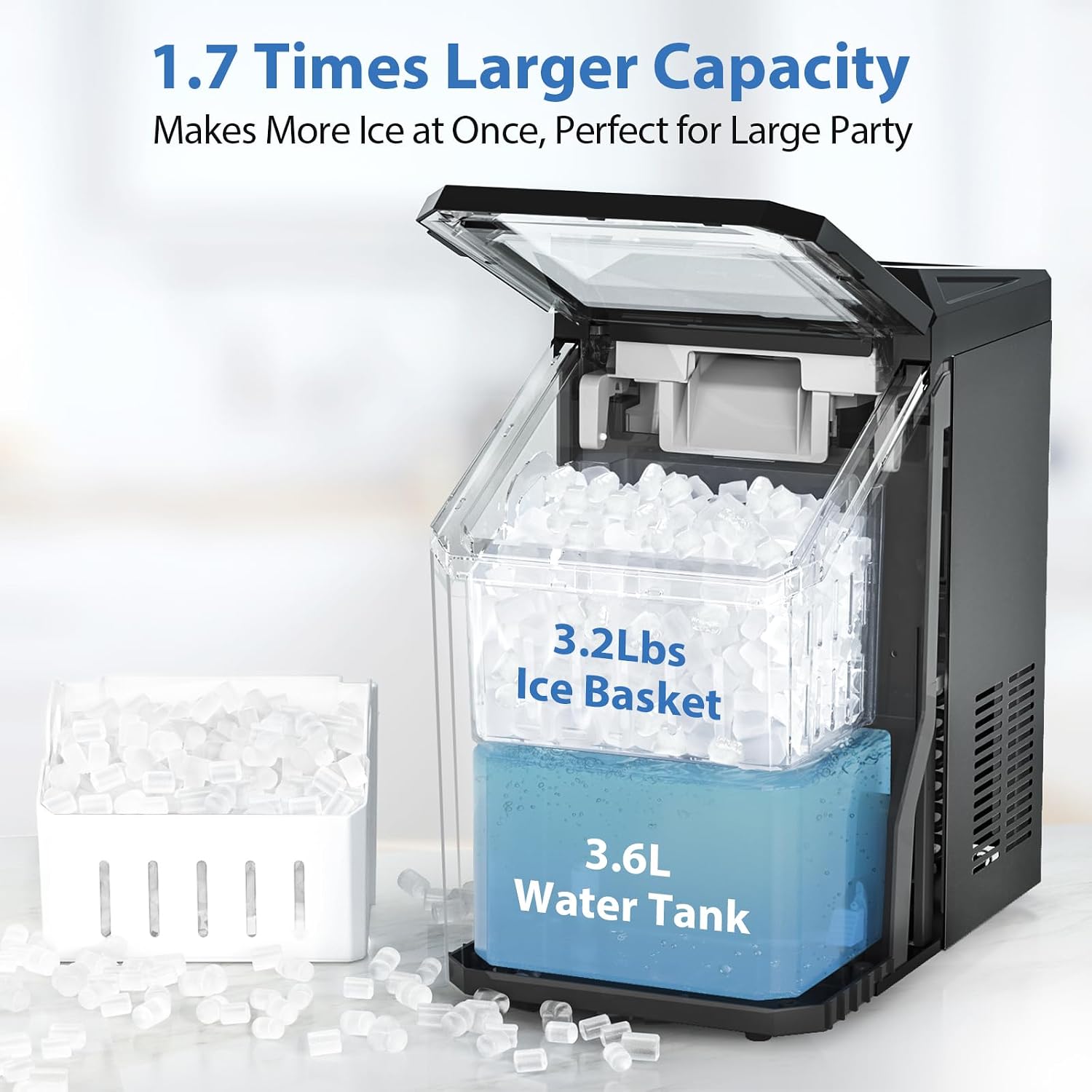Thumbnail 2 de Aeitto Nugget Ice Maker 55 lbs/Day