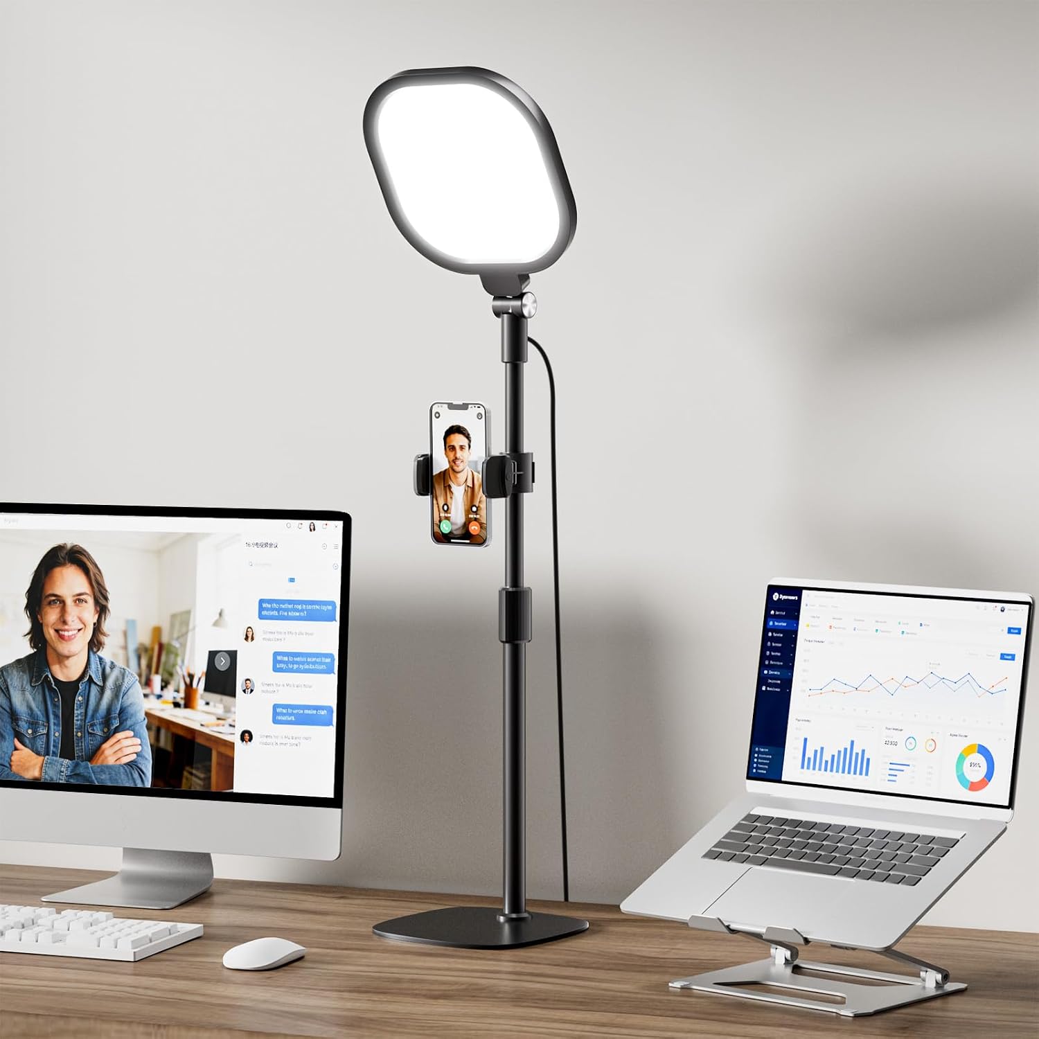Detalle de Desktop Video Conference Light 10–18.7in stand