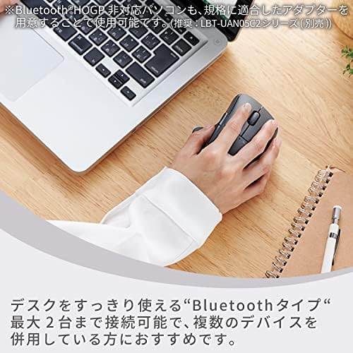 Thumbnail 5 de エレコム SHELLPHA Bluetooth M-SH30BBSKBK 静音・抗菌 5ボタン＋チルトホイール搭載マウス