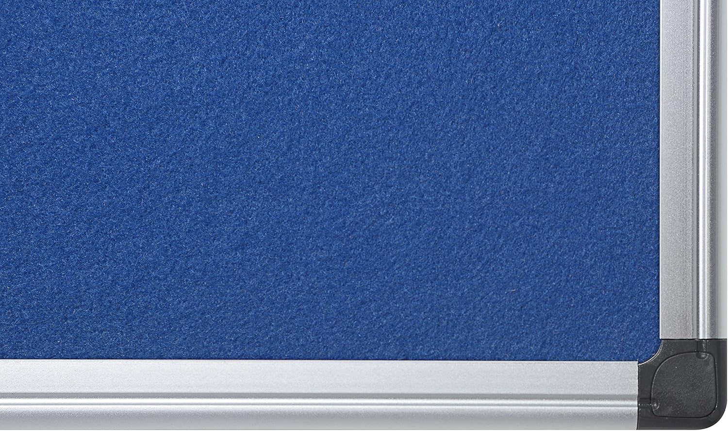 Detalle de Bi-Office Pannello Maya in Feltro Blu 90 x 60 cm con Cornice in Alluminio