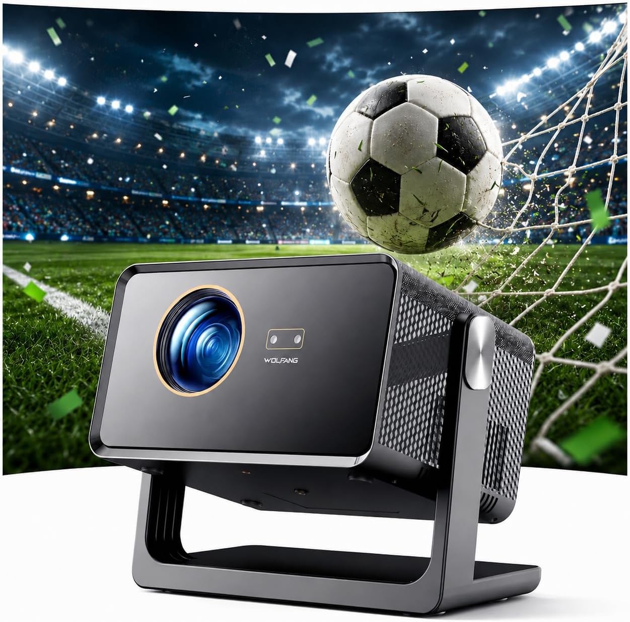 WOLFANG 4K Projector 900Ansi Lumens