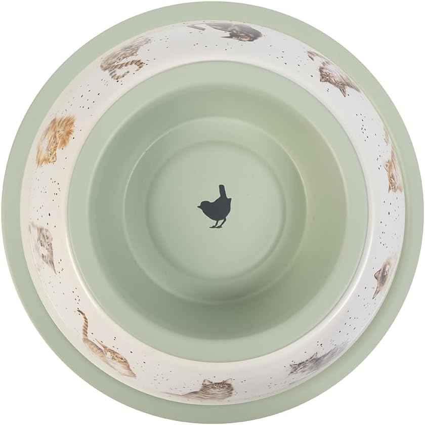 Detalle 2 de Wrendale Designs Katzennapf von Hannah Dale – stilvoller Futter- und Wassernapf