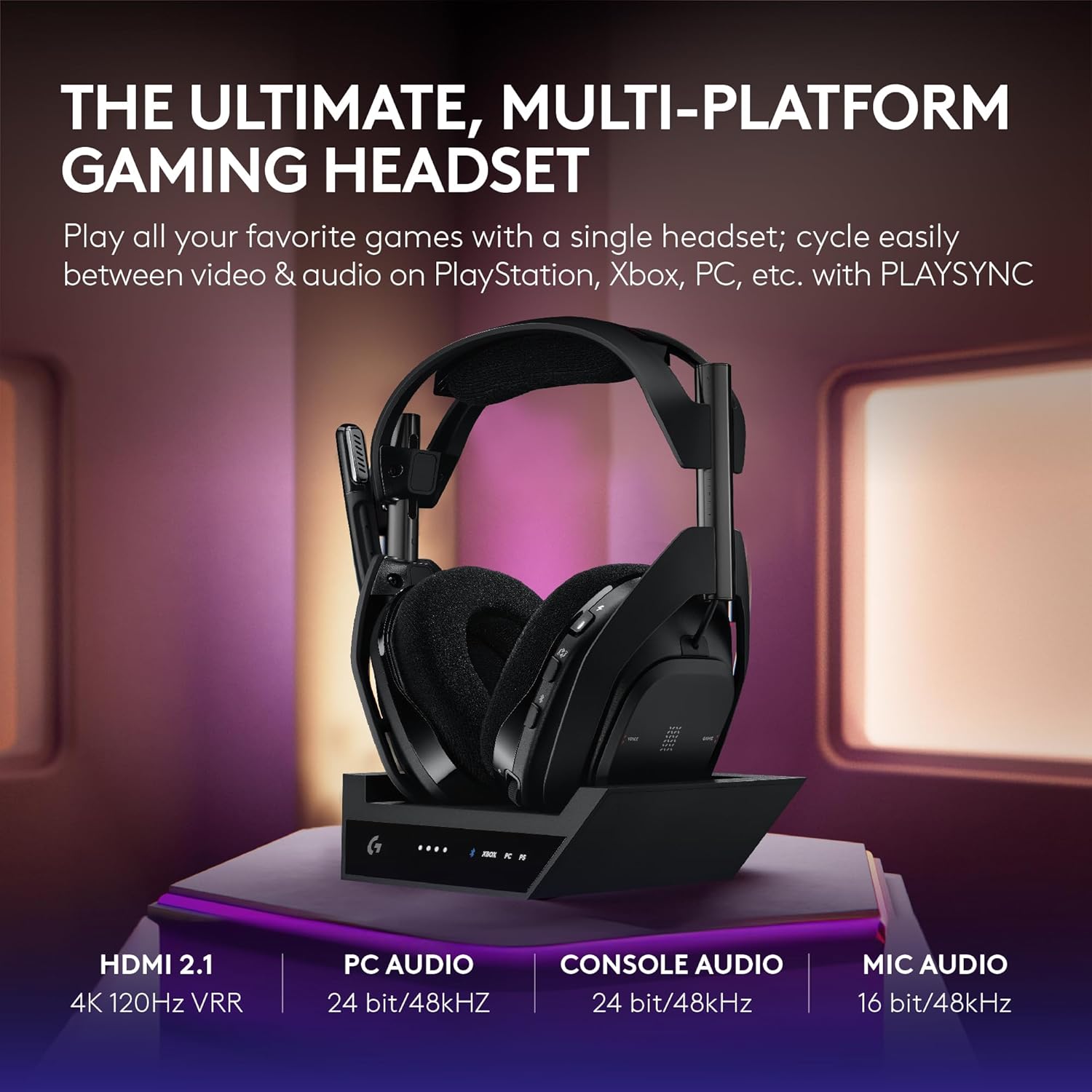 Detalle 2 de Logitech G Astro A50 X (939-002126) Wireless Gaming Headset with PLAYSYNC