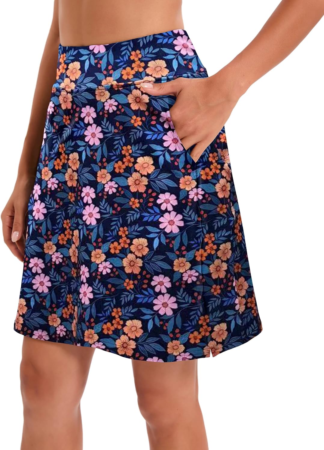 Thumbnail 4 de Jhsnjnr Women's Golf Skorts with Pockets – Knee Length, Elasticated Waist, Breathable with Built-in Shorts