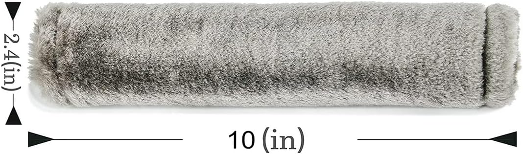 Thumbnail 3 de Alyphyly soft faux sheepskin seat belt shoulder pad (grey) – 2 pack