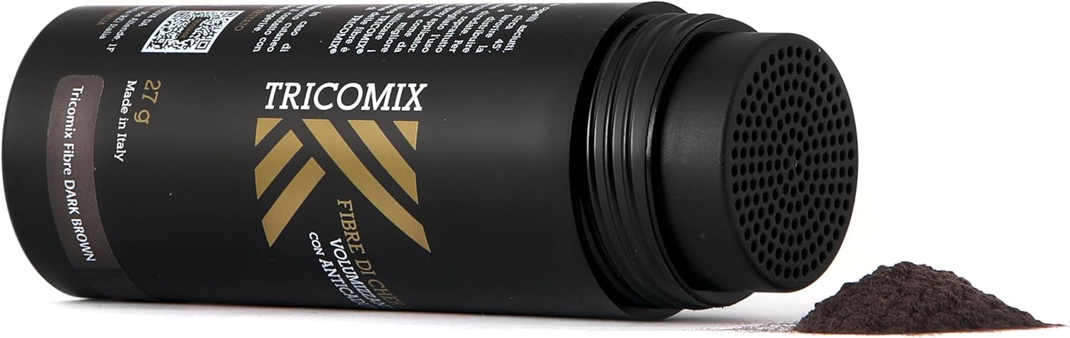 Detalle 2 de Tricomix Fibre di Cheratina per Capelli 12g – Fibre ispessenti per diradati, Light Brown