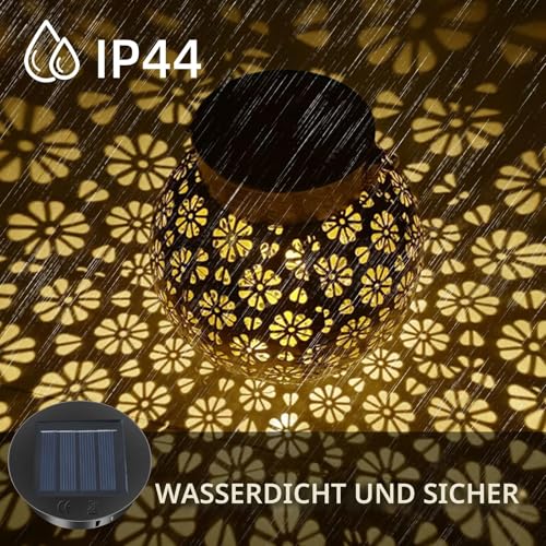 Detalle 2 de CNMTCCO Solarleuchten Ersatzteile 8 cm – 4 Stück, IP44, 600 mAh Akku, DIY Solar-Laterne