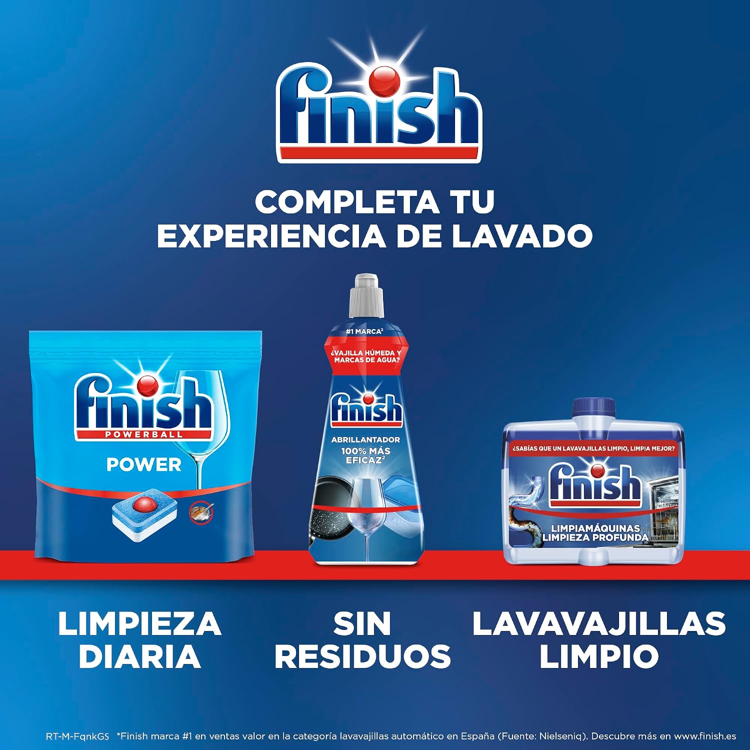Thumbnail 5 de Finish Powerball Power All in 1 - Pack 110 Pastillas
