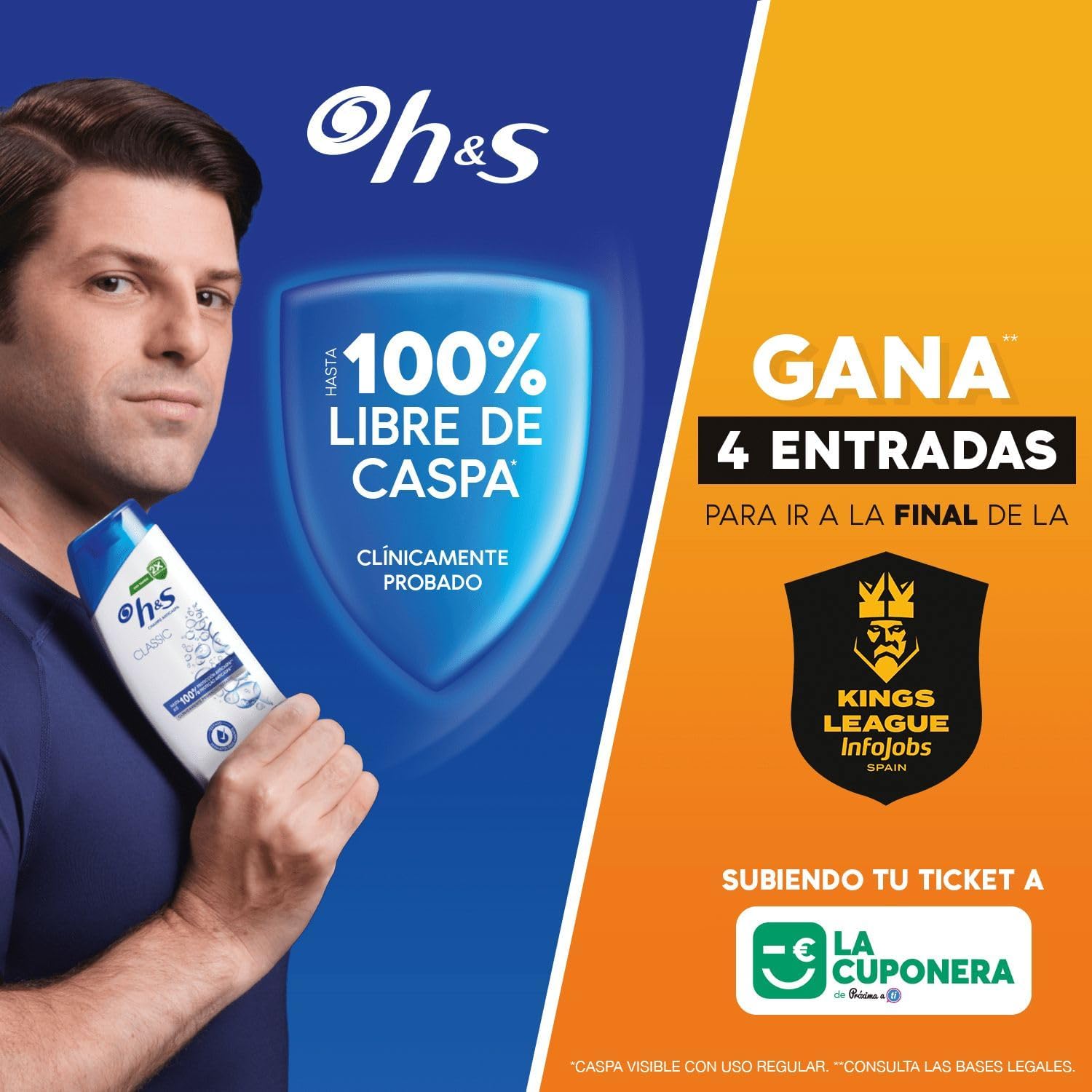 Thumbnail 1 de H&S Citrus Fresh Champú Anticaspa 2X800ml 💧 Uso Diario