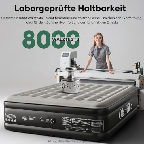 Thumbnail 6 de OlarHike Luftmatratze selbstaufblasend 180x200x50 cm – Gästebett & Campingmatratze