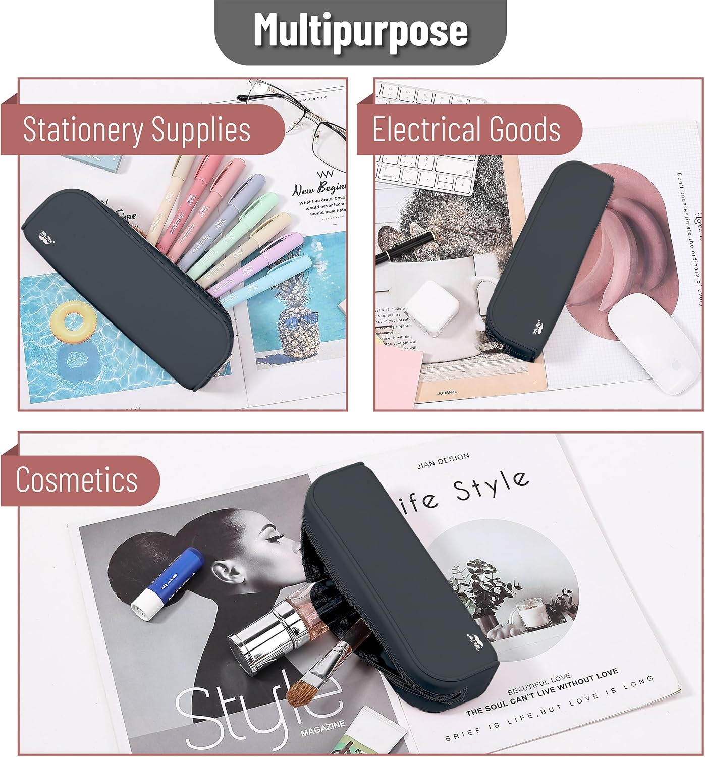 Detalle de Mr. Pen Silicone Pencil Case