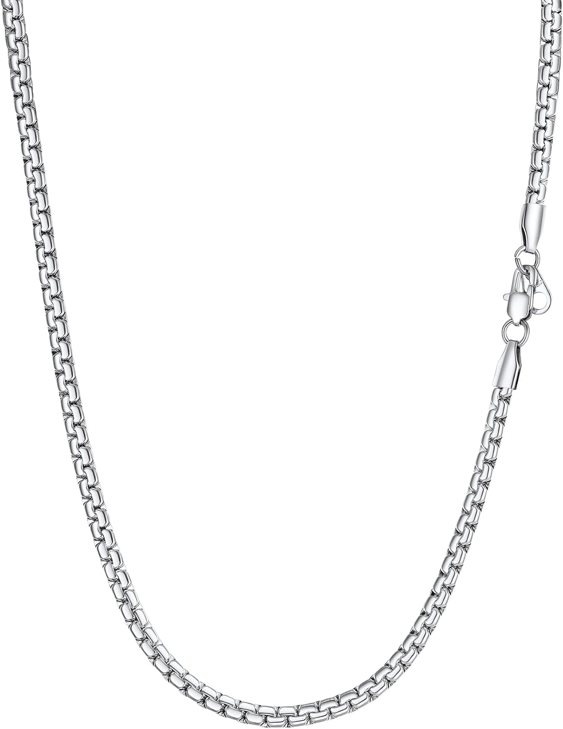 Detalle 2 de PROSTEEL Herren Halskette Venezianerkette 4 mm, 60 cm
