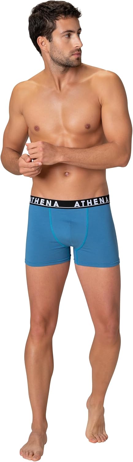 Thumbnail 5 de Athena – Lot de 3 boxers homme Easy Color, coton élastique respirant
