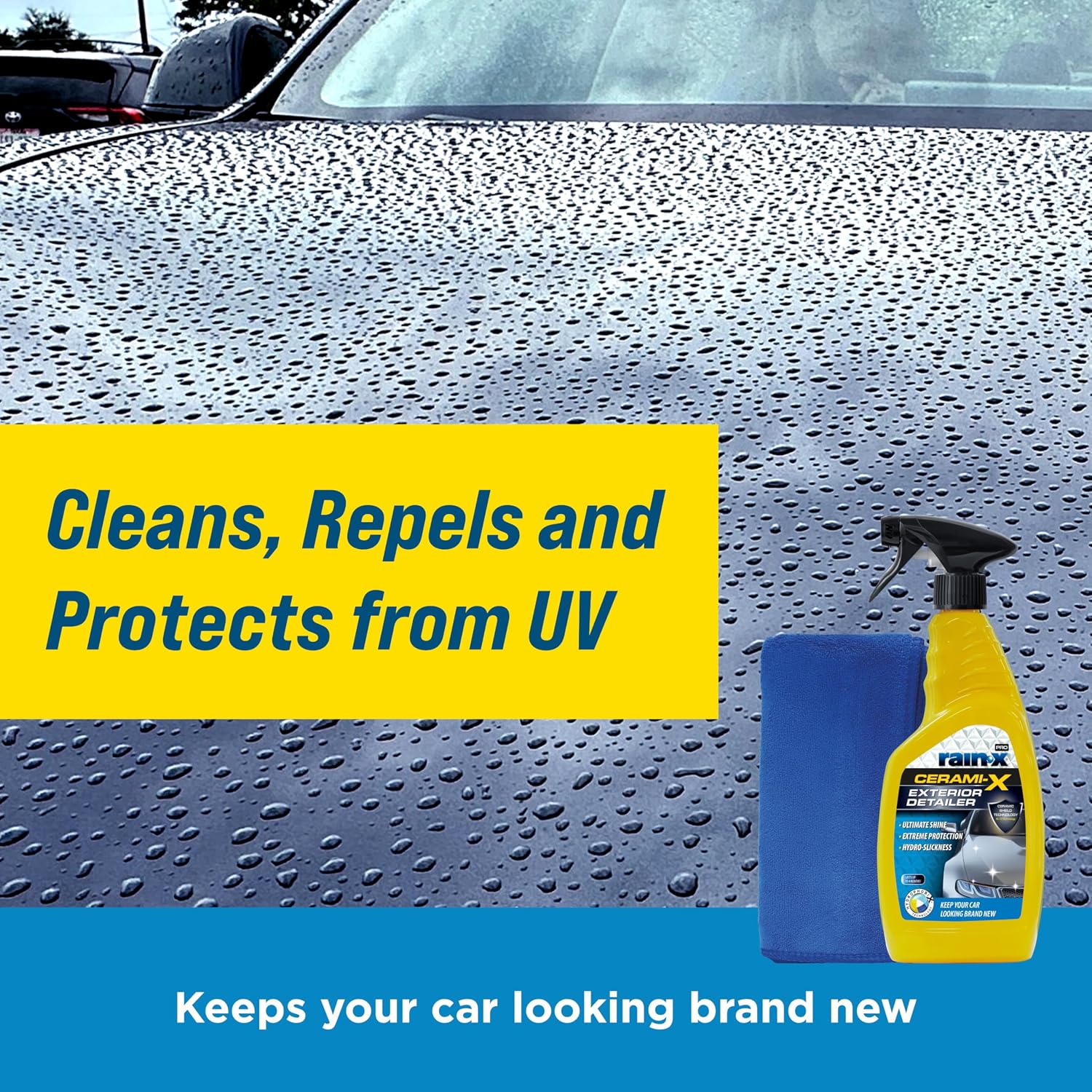 Detalle 2 de Rain-X Cerami-X Detailer Premium – High-gloss ceramic coating with durable weather protection (750 ml)