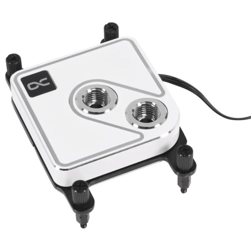 Thumbnail 1 de Alphacool CORE 1 Aurora White — Bloque de agua para CPU en acabado blanco