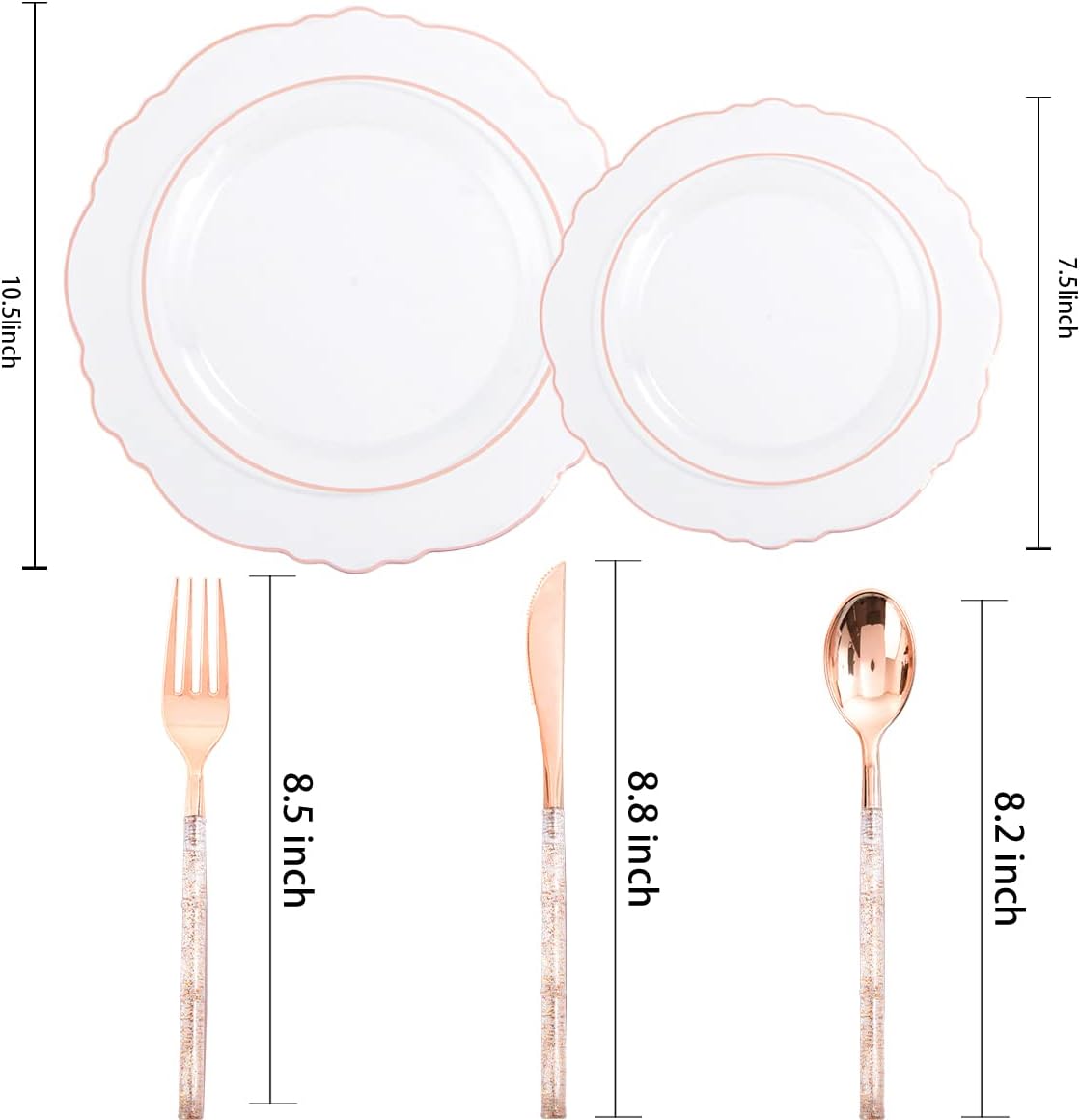 Thumbnail 1 de Liacere Disposable Dinnerware Set, 150 Pieces