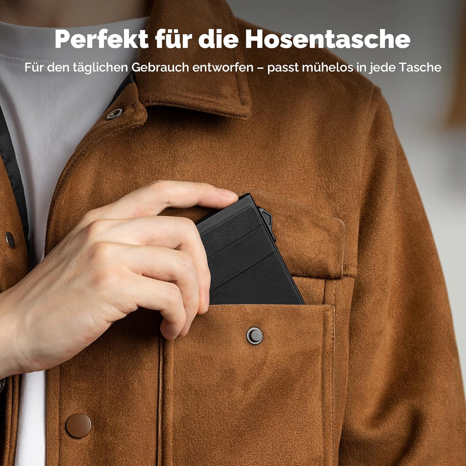 Thumbnail 6 de YESIIW Kartenetui Slim Wallet mit Münzfach und RFID/NFC-Schutz – kompakt, sicher, praktisch