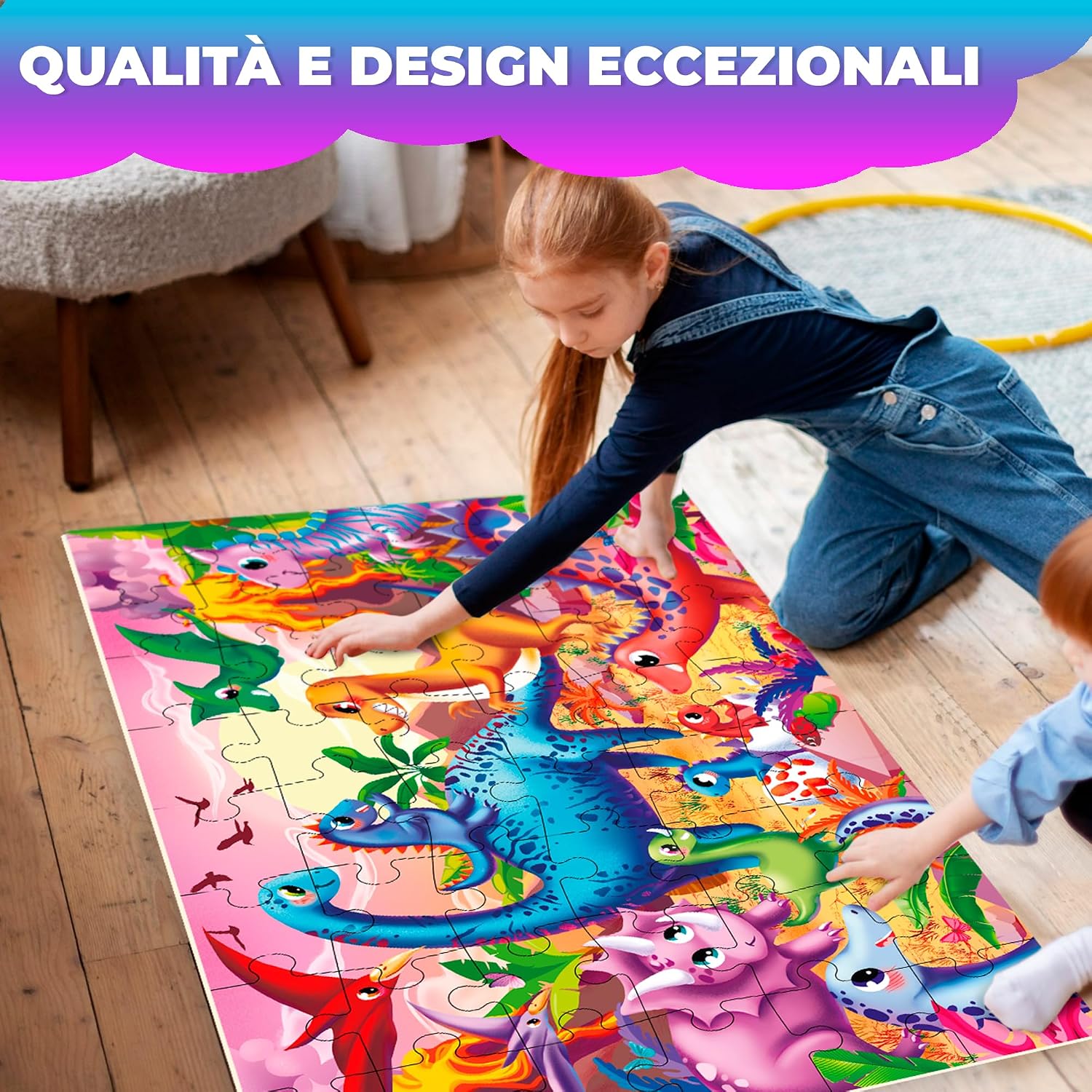 Thumbnail 3 de QUOKKA Puzzle Sirenetta 60x90 cm 48 pezzi