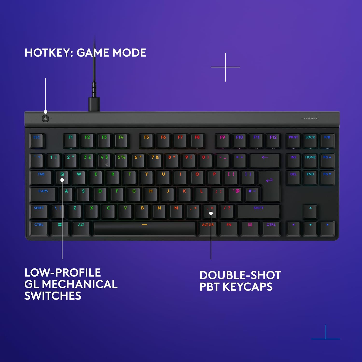 Thumbnail 6 de Logitech G G515 TKL Wired Low Profile Gaming Keyboard