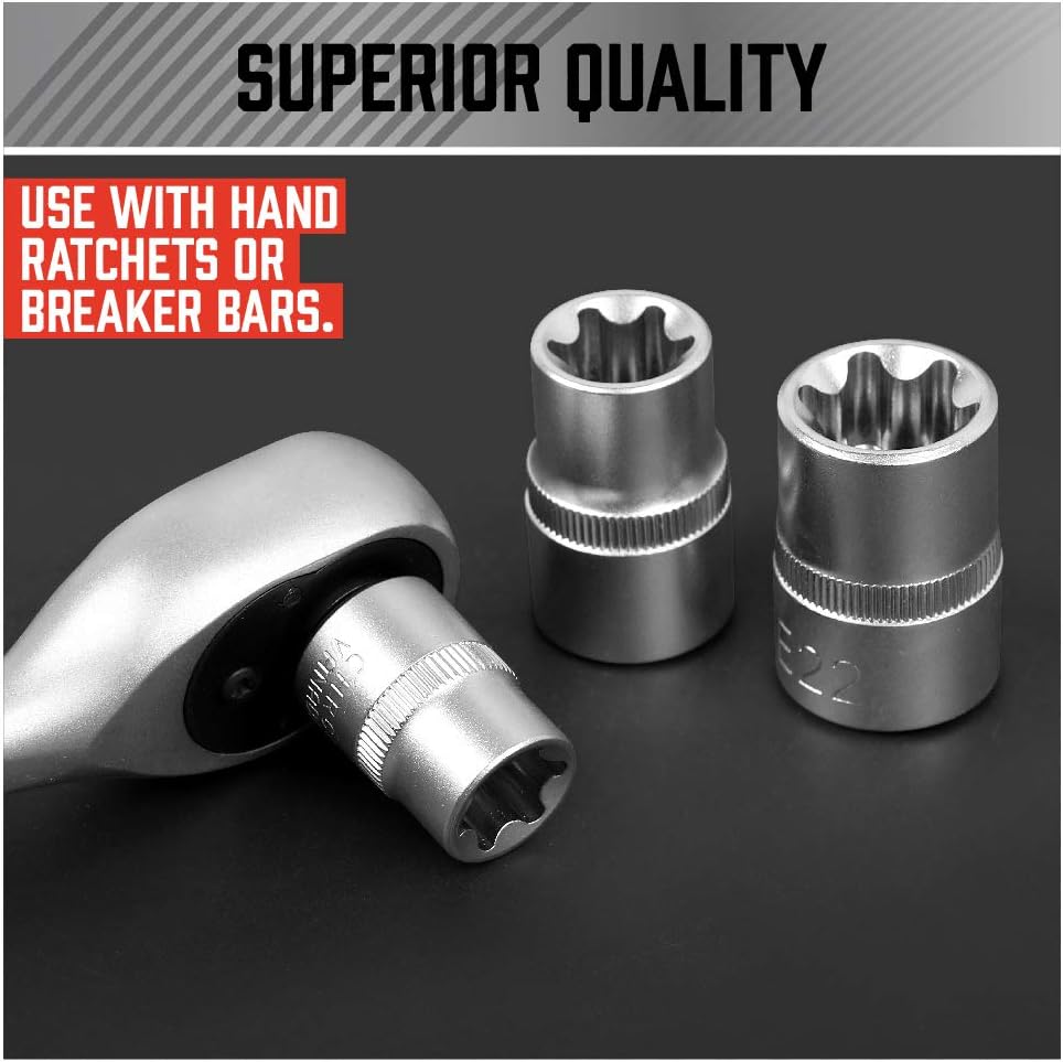 Detalle 2 de SEDY 14-Piece E-TORX Socket Set