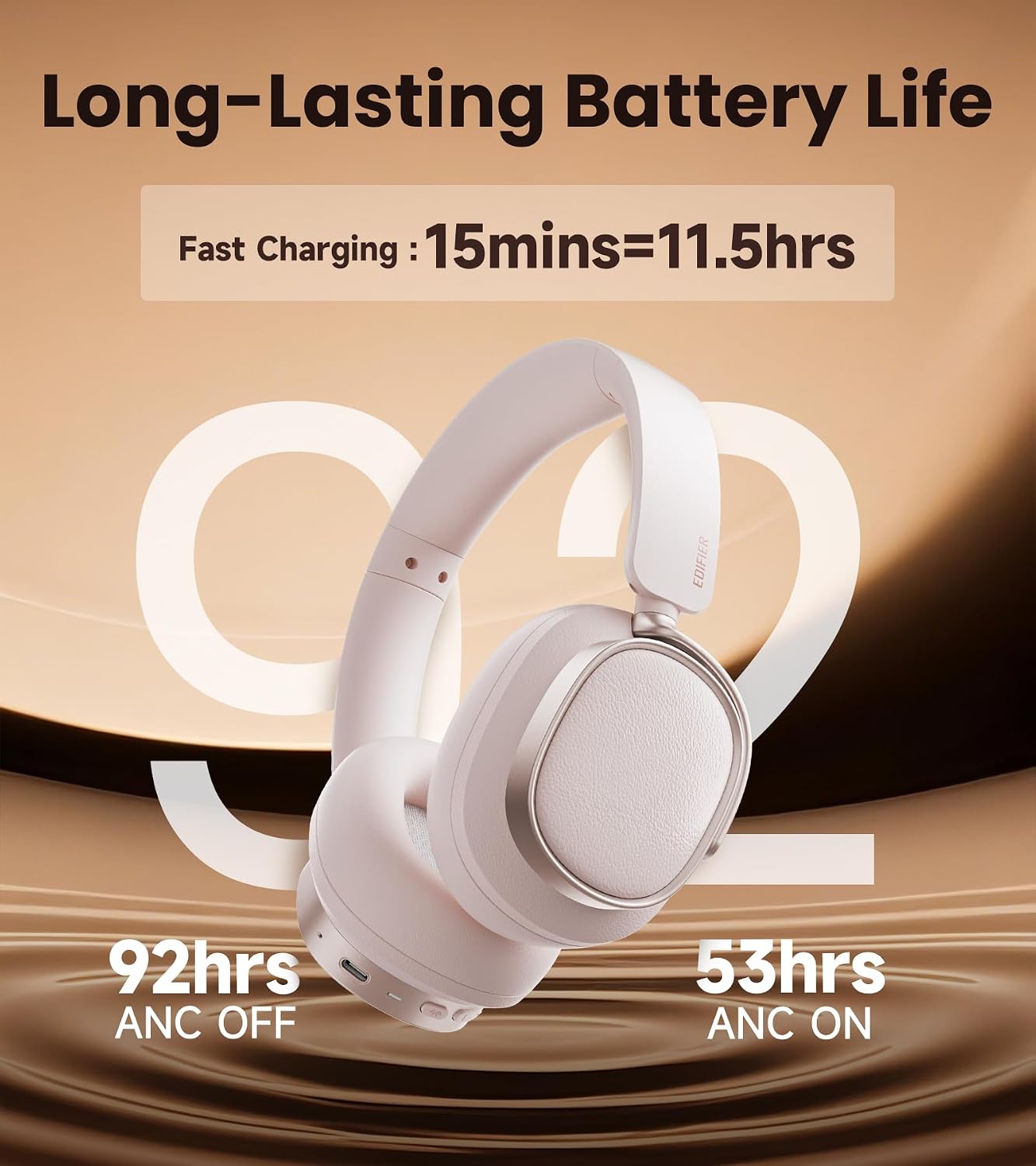Detalle 2 de Edifier ES850NB wireless ANC headphones 92H