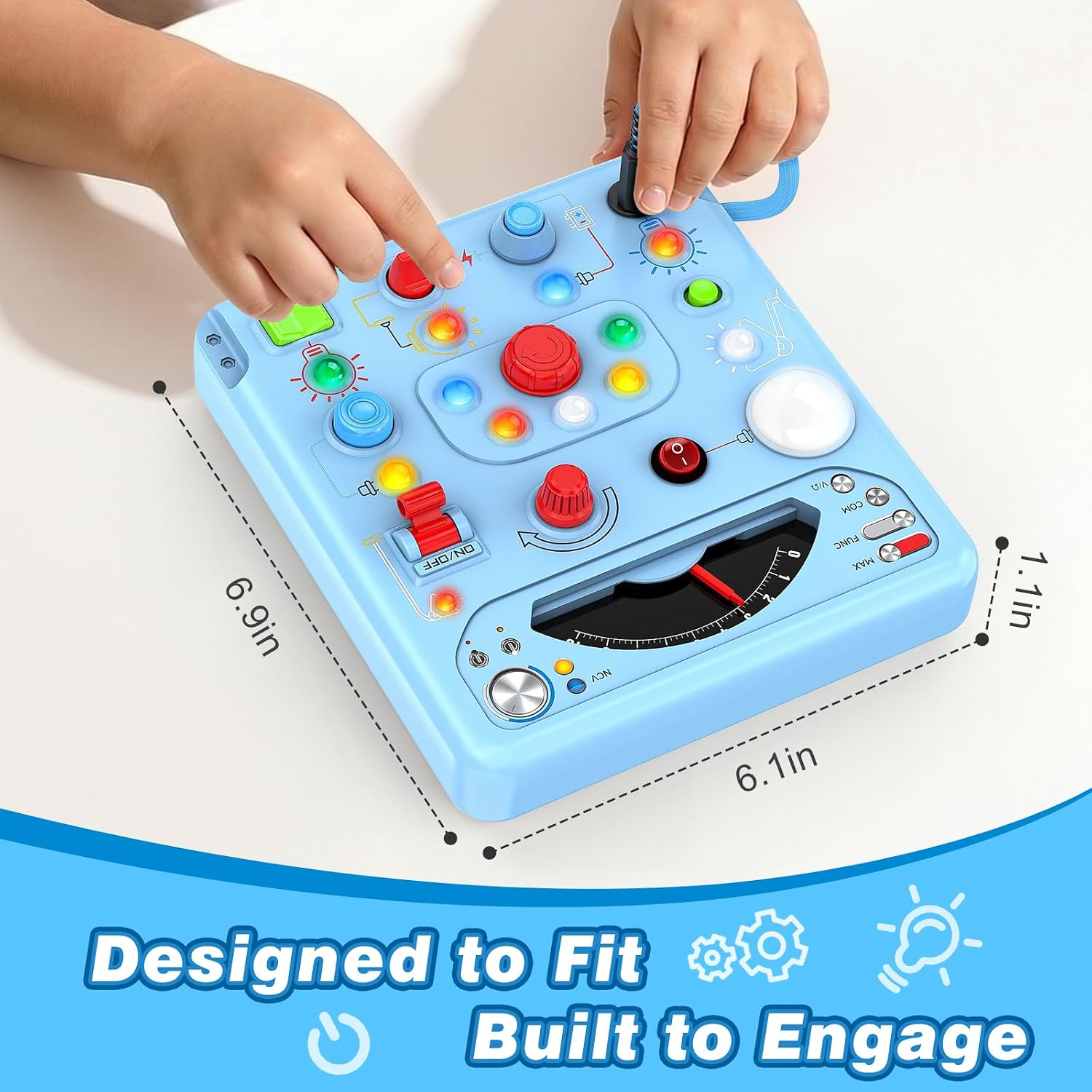 Detalle de Tozuoup Busy Board with 13 LED Lights