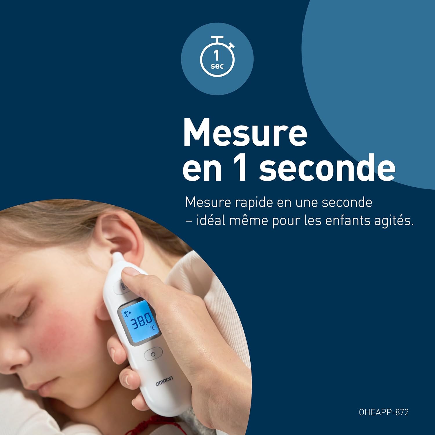 Detalle 2 de OMRON Gentle Temp 533 thermomètre auriculaire 1s